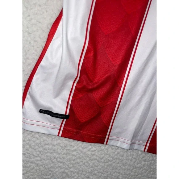 Puma Paraguay APF National Team Soccer Jersey Red White Striped Mens Small S - Picture 5 of 10